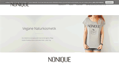 Desktop Screenshot of nonique.com